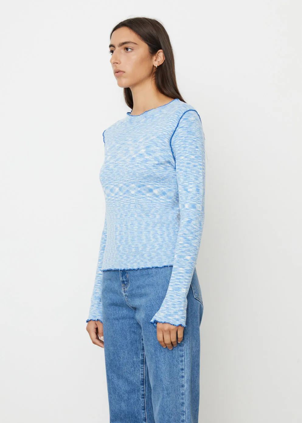 Lydia Space Dye Knit Top