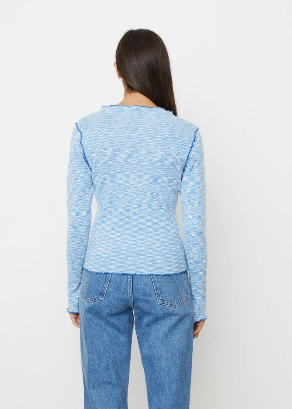 Lydia Space Dye Knit Top