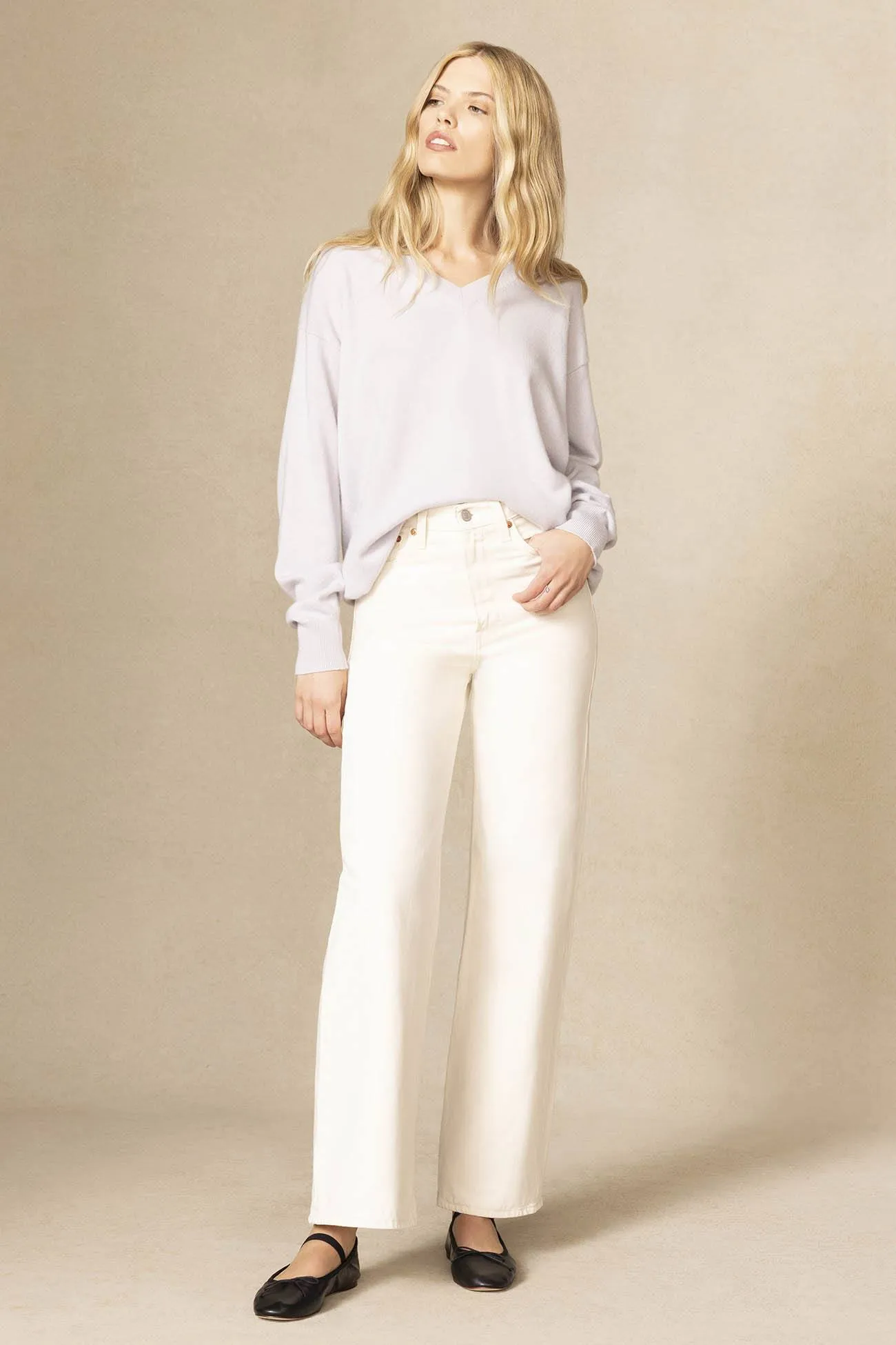 MAY V-NECK CASHMERE SWEATER