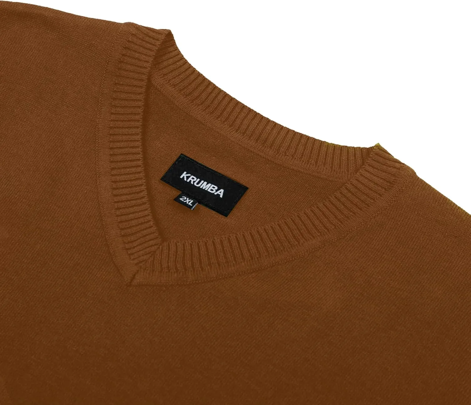 Men Oversized Sweater Vest: Plus Size Big Tall V Neck Cotton Pullover