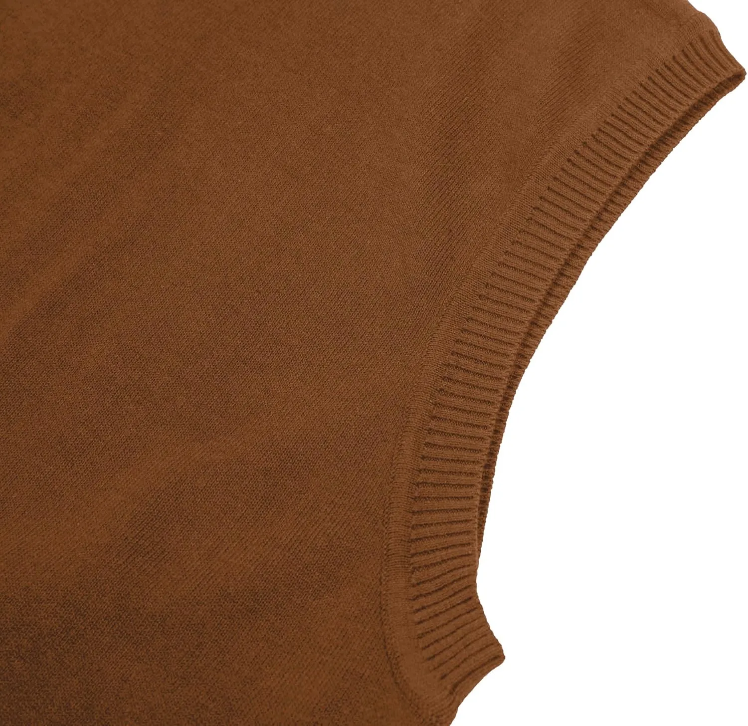 Men Oversized Sweater Vest: Plus Size Big Tall V Neck Cotton Pullover