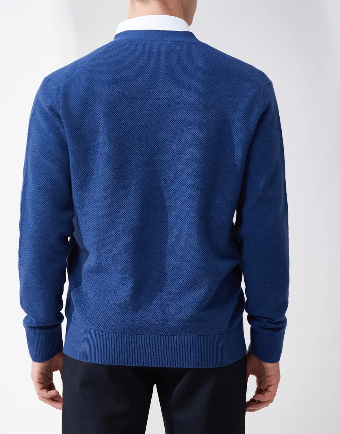 Mens Casual Slim Fit Vneck Long Sleeve Button Down Cardigan Sweater