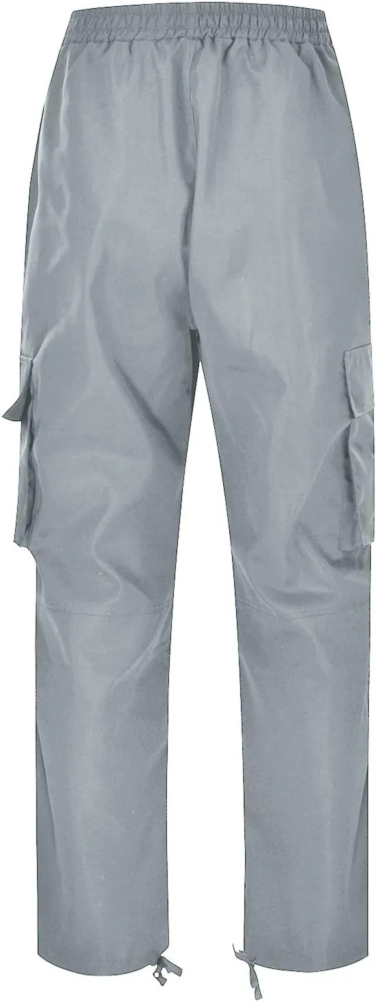 Men's Causal Cargo Pants Athletic Trousers Outdoor Fitness Pants Sweatpants Loose Fit Hiking Joggers with Pockets
