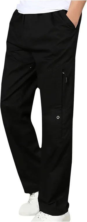 Muscularfit Baggy Cargo Pants Men 2023 Lightweight Solid Cotton Utility Tooling Trouser Causal Loose Multi Pockets Sweatpants