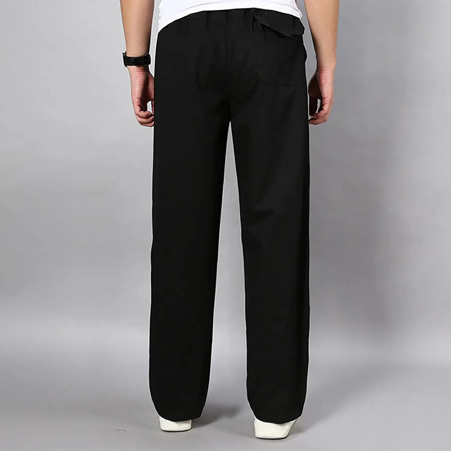 Muscularfit Baggy Cargo Pants Men 2023 Lightweight Solid Cotton Utility Tooling Trouser Causal Loose Multi Pockets Sweatpants