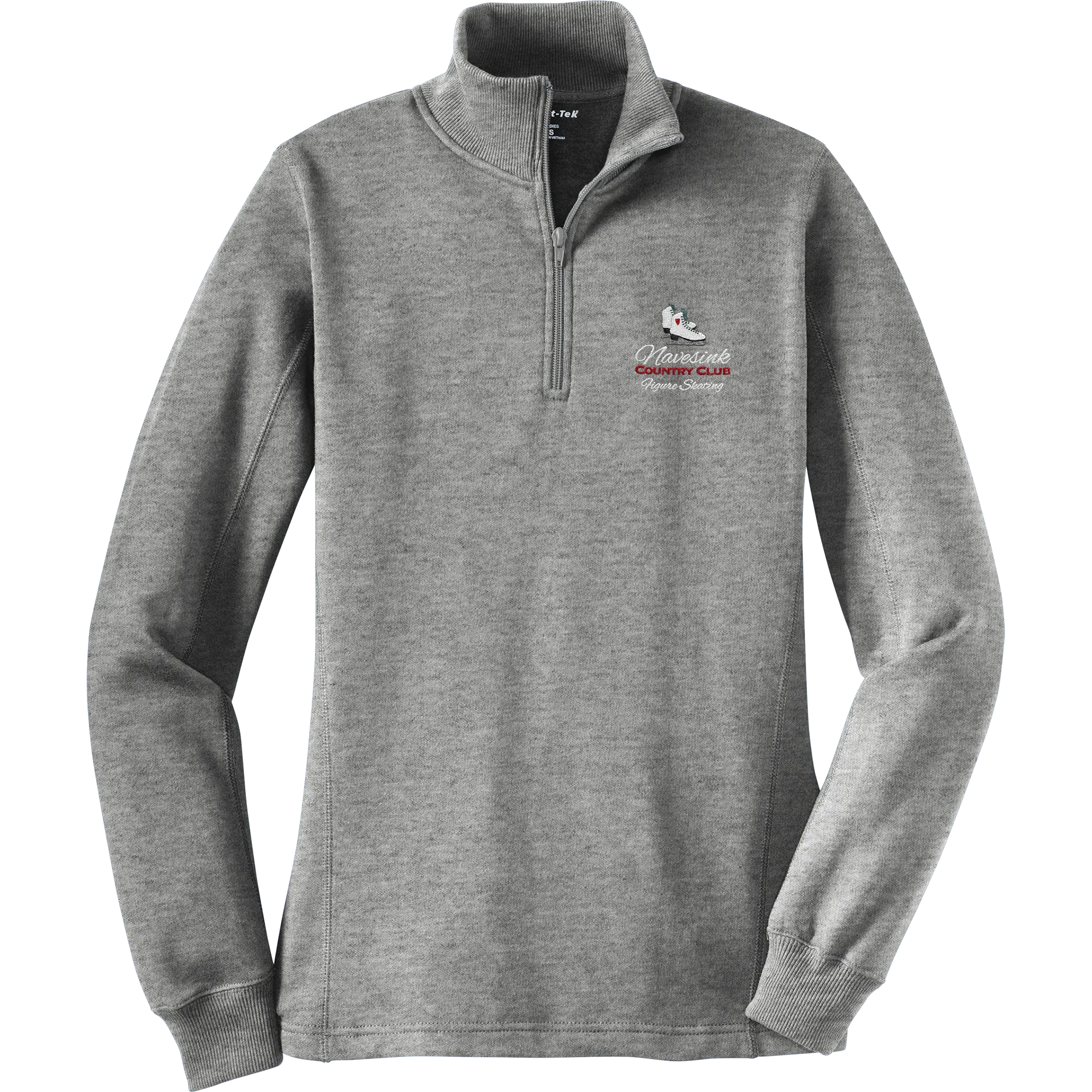 Navesink Figure Skating Ladies 1/4-Zip Sweatshirt