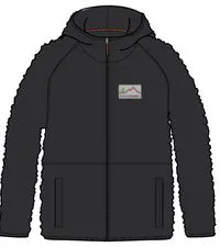 North Coast Full Zip Recycled Sherpa Fleece - Black