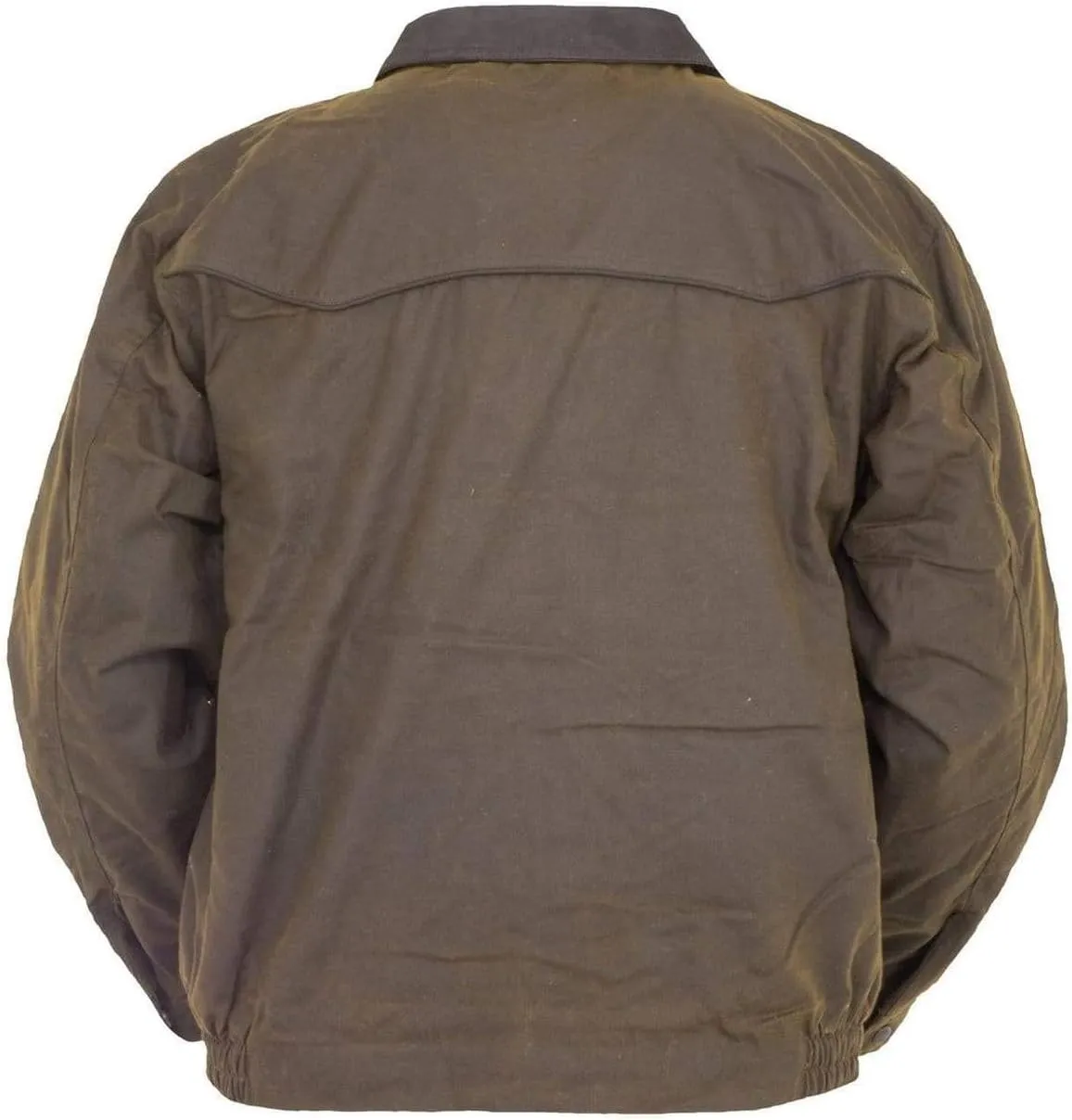 Outback Trading Company Men's 2149 Trailblazer Waterproof Breathable Fleece Lined Cotton Oilskin Western Jacket