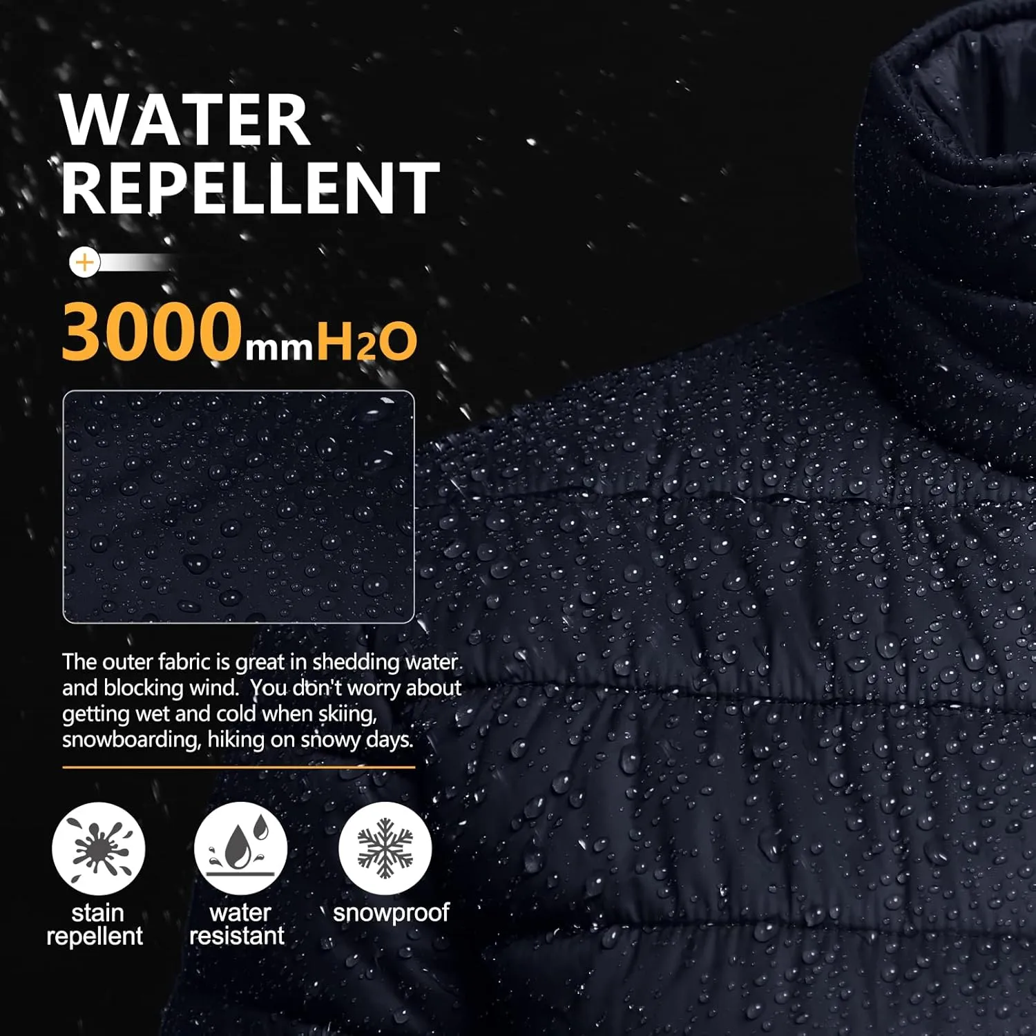 Outdoor Ventures Women's Packable Full-Zip Short Puffer Jacket Insulated Quilted Warm Lightweight Winter Coat