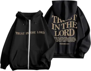 PTOLOCIF Y2k Hoodie Zip up Women Fashion Letter Print Graphic Sweatshirts Long Sleeve Y2k Goth Jackets Aesthetic Streetwear