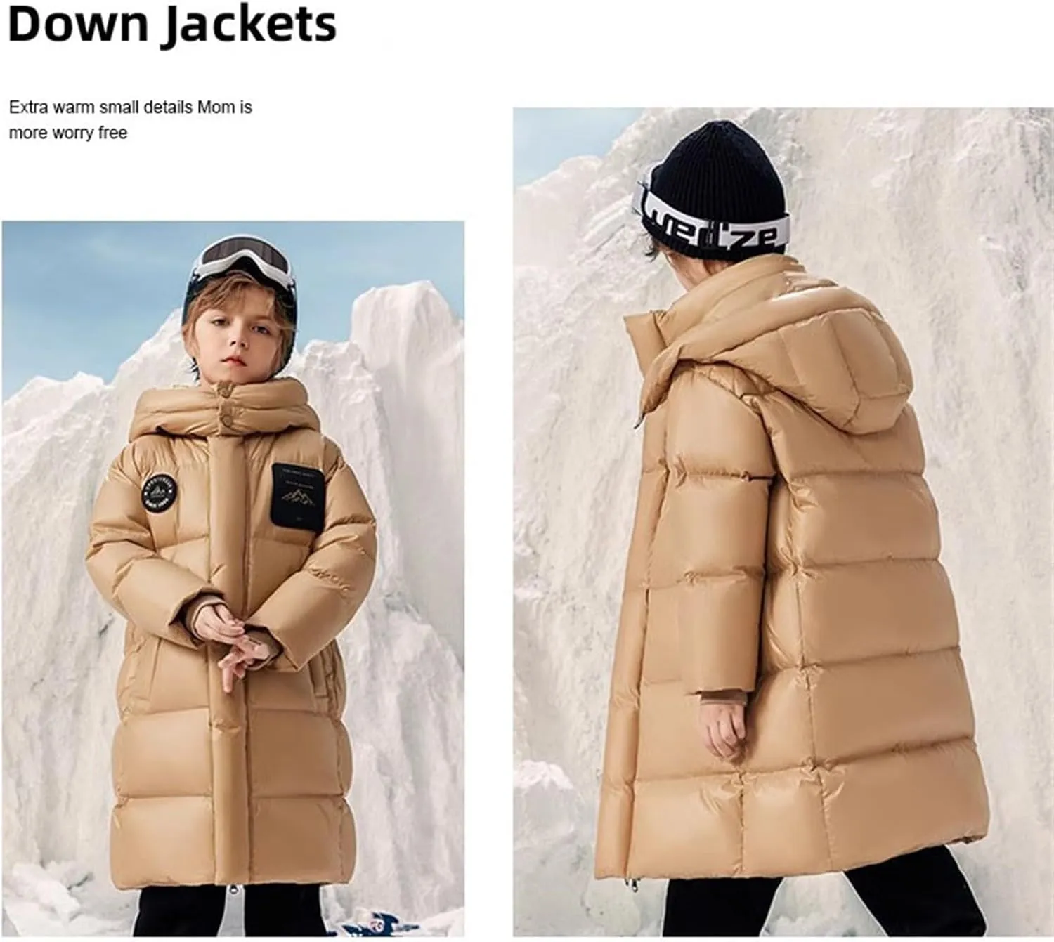 Puffer Jacket Womens Warm Winter 2024 Trendy Puffer Jackets Cotton Padded Coats Fashion Solid Hooded Cold Padded