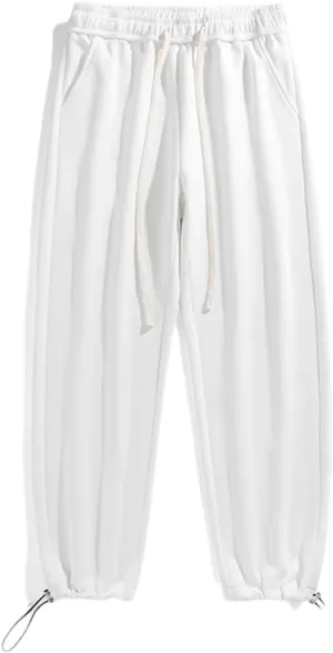 Pulcykp Couple Casual Pants Women's Loose Sports Trousers Quick-Dry Drawstring Harem Pants