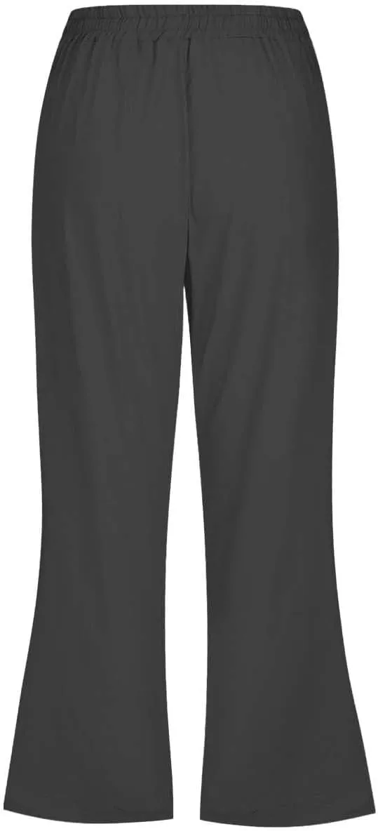 Pull On Linen Capris for Women Dressy Casual Stretch Lightweight Capri Elastic High Waist Lounge Pants 2025 Summer S-5X