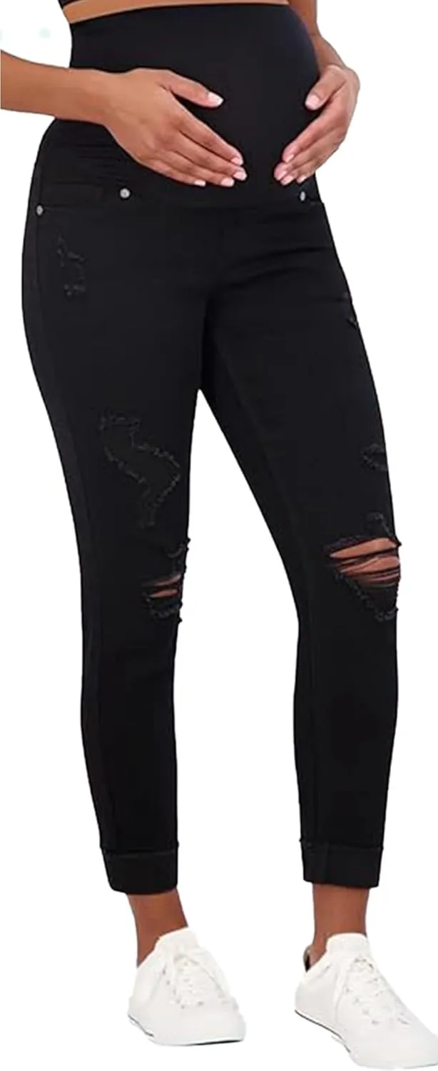 Savi Parker Womens Maternity Jeans Over The Belly - Pregnancy Clothes for All Seasons, Maternity Pants