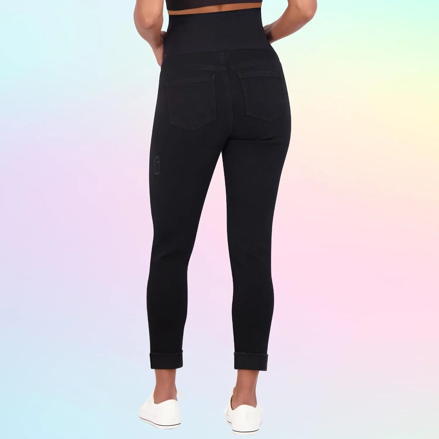 Savi Parker Womens Maternity Jeans Over The Belly - Pregnancy Clothes for All Seasons, Maternity Pants