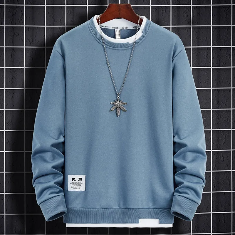 Spring Men Hoodies Sweatshirts Long Sleeve Tops Solid Casual Pullover Mens Sweatshirt Brand Coats Autumn Outerwear Hip Hop C39