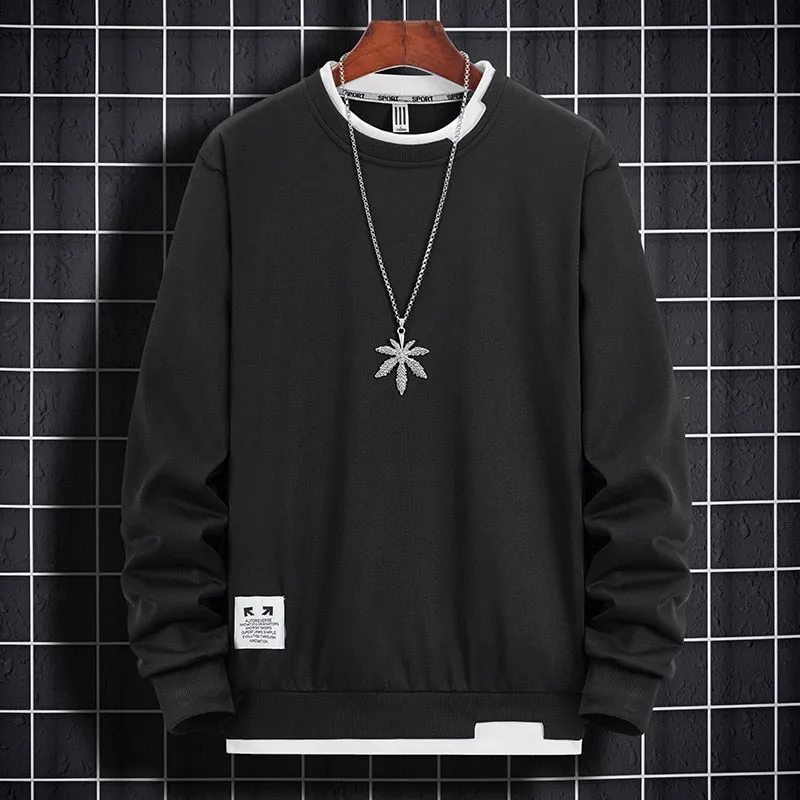 Spring Men Hoodies Sweatshirts Long Sleeve Tops Solid Casual Pullover Mens Sweatshirt Brand Coats Autumn Outerwear Hip Hop C39