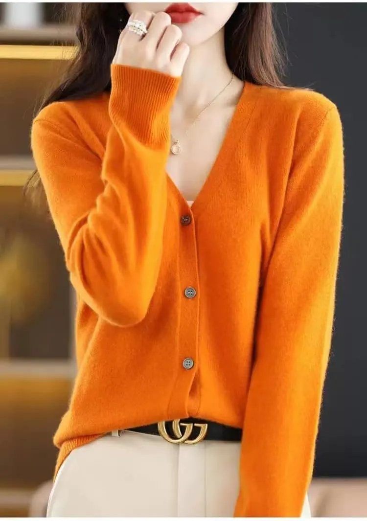 Sunfaynis Women's Long Sleeve Thin Lightweight Cardigan Sweaters for Women Dressy Summer Spring Fall Cardigan