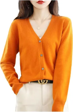 Sunfaynis Women's Long Sleeve Thin Lightweight Cardigan Sweaters for Women Dressy Summer Spring Fall Cardigan