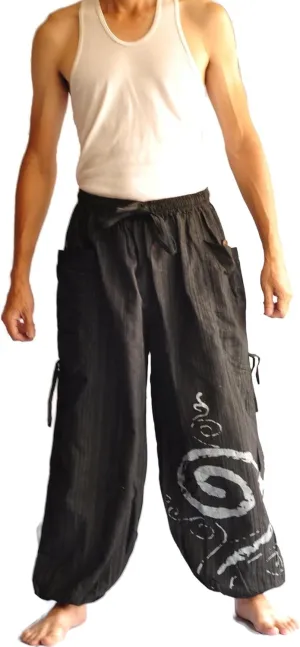Thai Pants, Hakama Pants, Harem Pants Men, Thai Fisherman Pants, Japanese Pants, Harem Pants