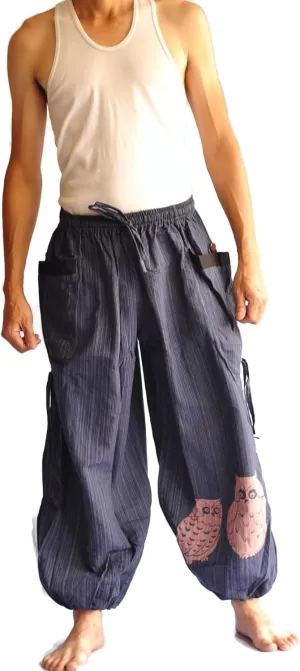 Thai Pants, Hakama Pants, Harem Pants Men, Thai Fisherman Pants, Japanese Pants, Harem Pants