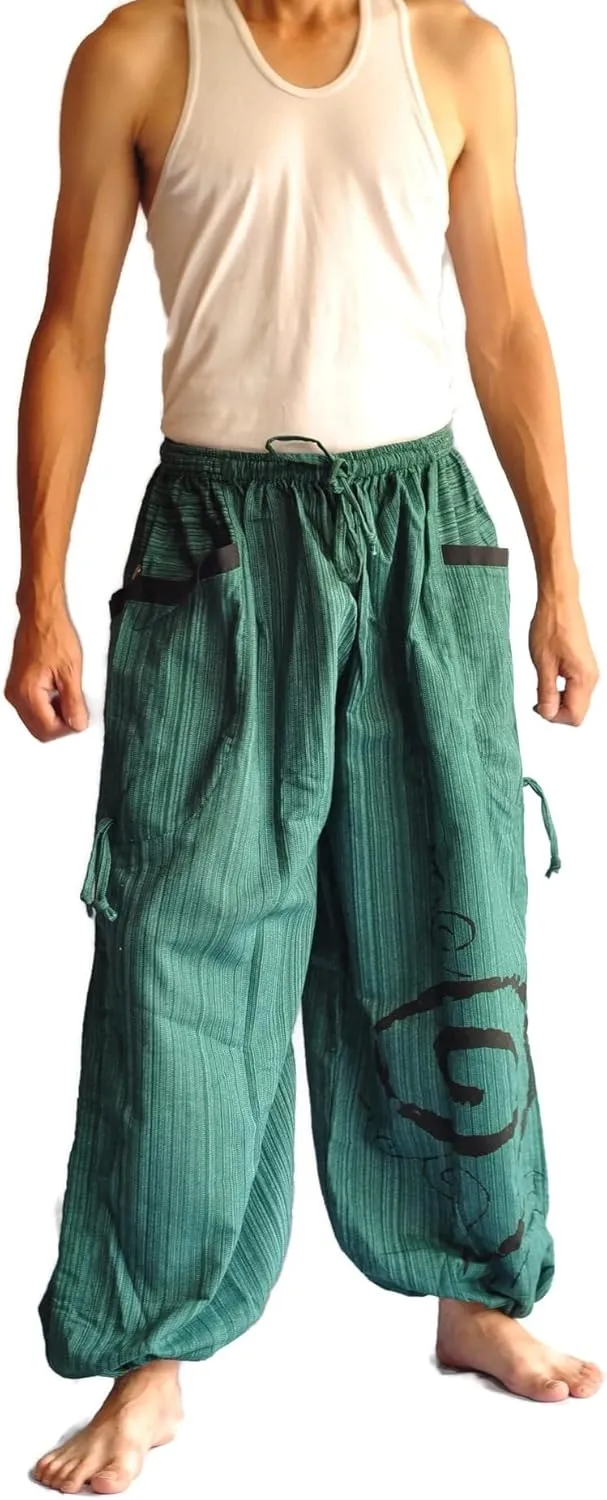 Thai Pants, Hakama Pants, Harem Pants Men, Thai Fisherman Pants, Japanese Pants, Harem Pants