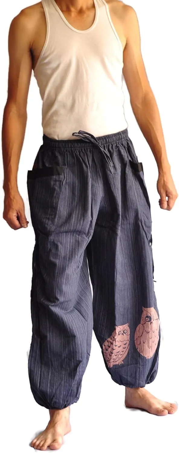 Thai Pants, Hakama Pants, Harem Pants Men, Thai Fisherman Pants, Japanese Pants, Harem Pants
