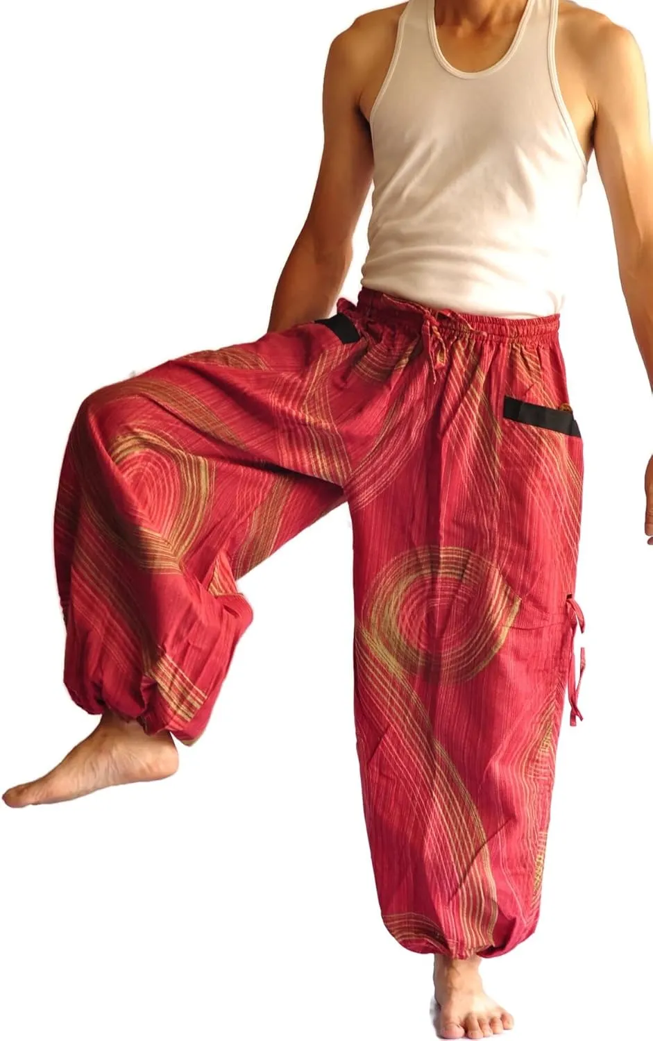 Thai Pants, Hakama Pants, Harem Pants Men, Thai Fisherman Pants, Japanese Pants, Harem Pants