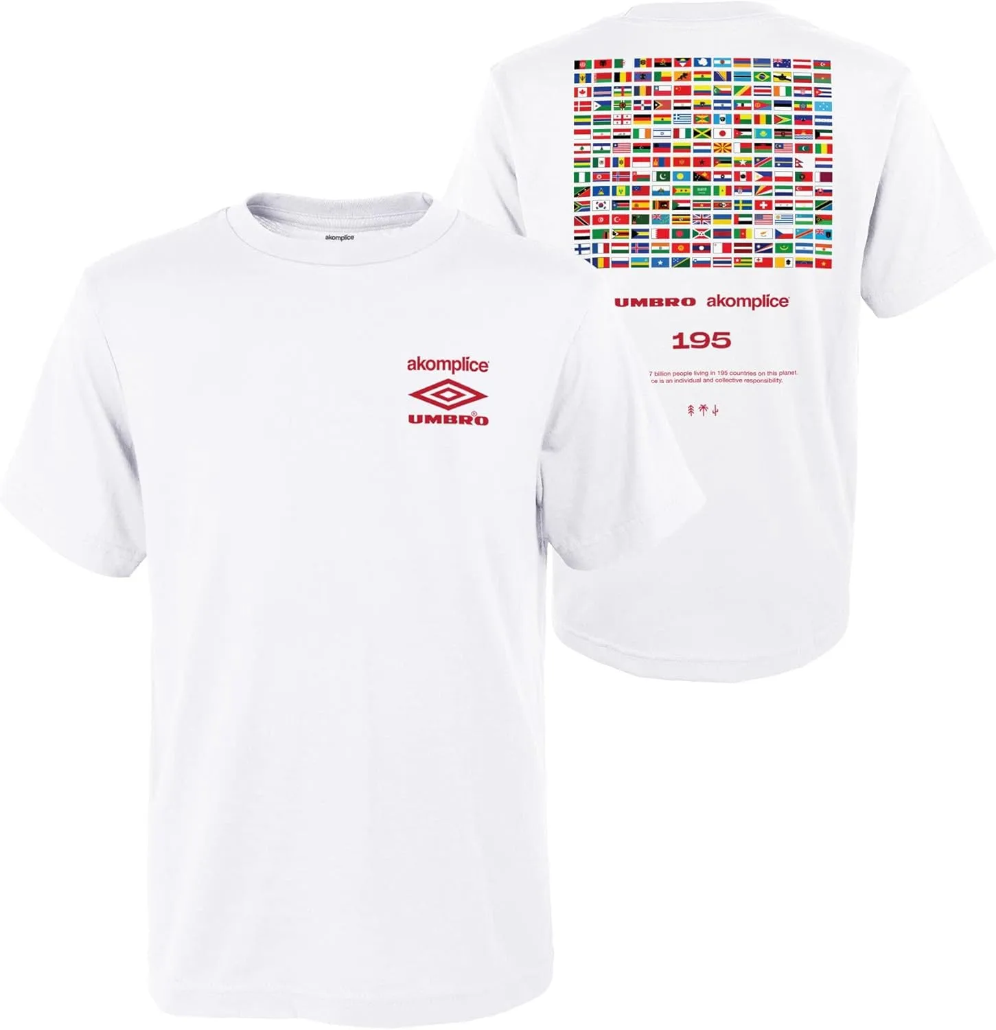 Umbro X Akomplice World Peace Short Sleeve Tee