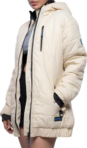 URBAN BUCK Womens Puffer Jackets Down Alternative Midweight Long Sleeve Windproof & Water Repellent Winter Azaria Women Coat