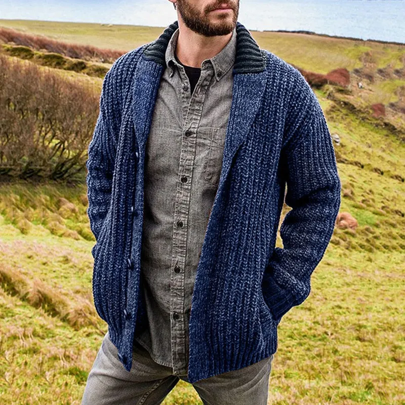 West Louis Spring Loose Solid Knit Cardigan