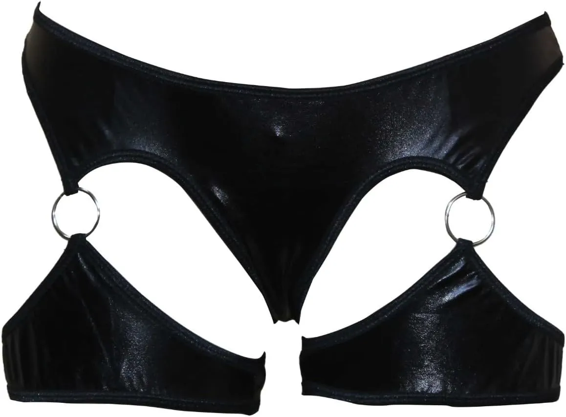 Women's Booty Shorts with Garters High Waisted Biker Hot Pants Gym Cheeky Garter Running Shorts