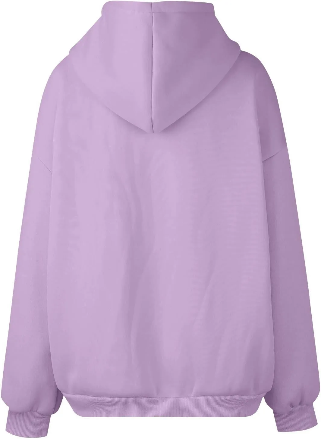 Women's Full Zip Up Hoodie Long Sleeve Hooded Sweatshirts Pockets Jacket Casual Coat Fall Outfits 2024 Trendy