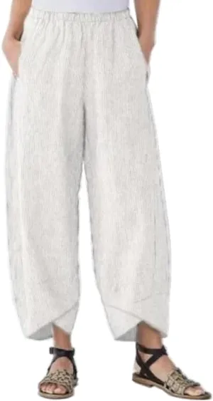 Womens Linen Summer Drawstring Palazzo Lounge Pants Low Waist Lounge Pants Loose Fit Palazzo Lounge Pants Vacation