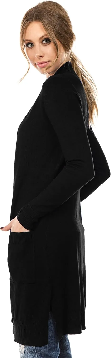 Women's Long Sleeve Sweater Duster Cardigan