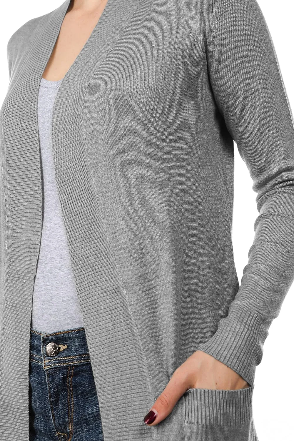 Women's Long Sleeve Sweater Duster Cardigan