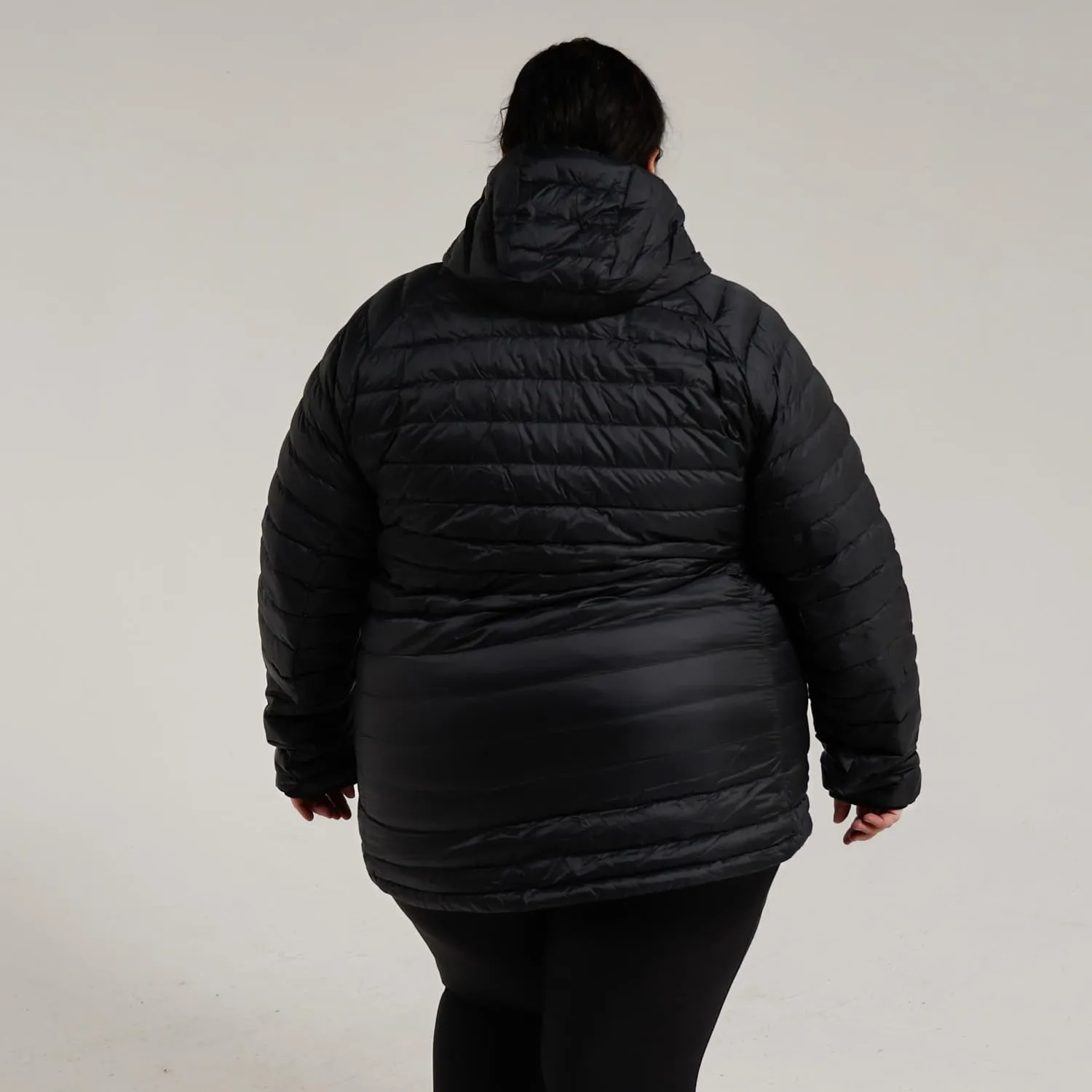 Women's Plus Size Packable Down Jacket 1X-6X Hooded Lightweight Spring Fall Coat