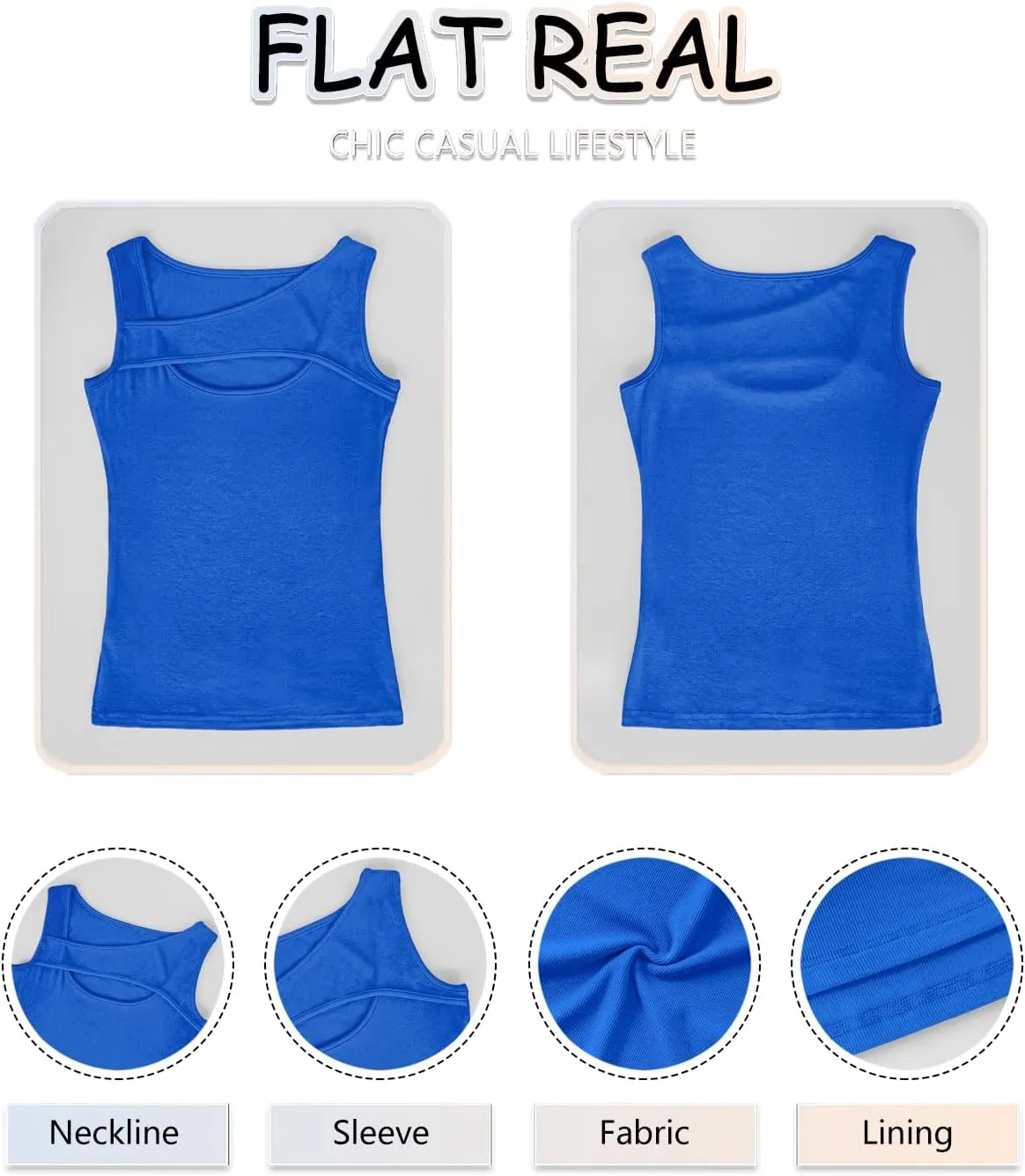 Womens Summer Tank Tops Cut Out Front Ribbed Fitted Sexy Casual Sleeveless Shirts