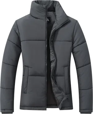 Women's Warm Winter Coat Waterproof Puffer Jacket Full-Zip Lightweight Winter Jacket