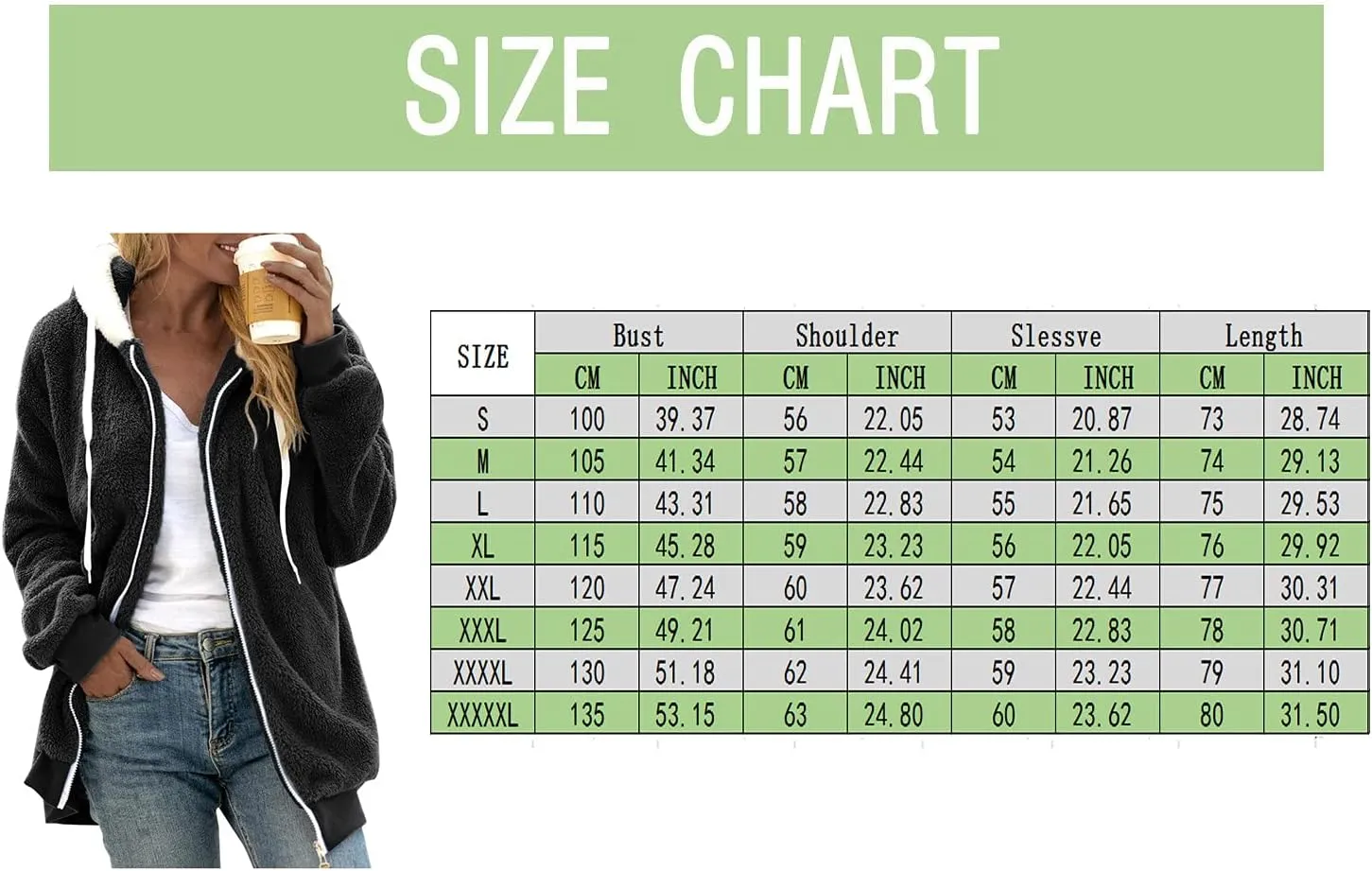Womens Winter Fleece Jackets Plus Size Coats Oversized Zip Up Hoodies Lightweight Sherpa Jacket Warm Overcoats