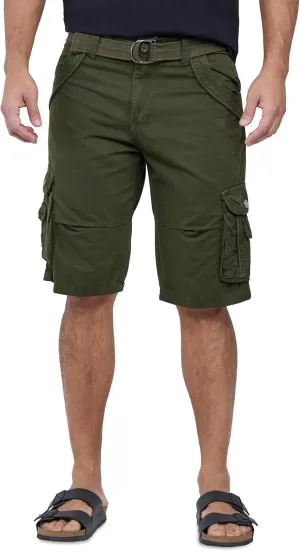 X RAY Mens Cargo Shorts Camo & Solid Colors 12.5" Inseam Knee Length Classic Fit Multi Pocket (Big and Tall Shorts for Men)