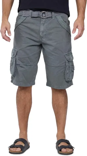 X RAY Mens Cargo Shorts Camo & Solid Colors 12.5" Inseam Knee Length Classic Fit Multi Pocket (Big and Tall Shorts for Men)