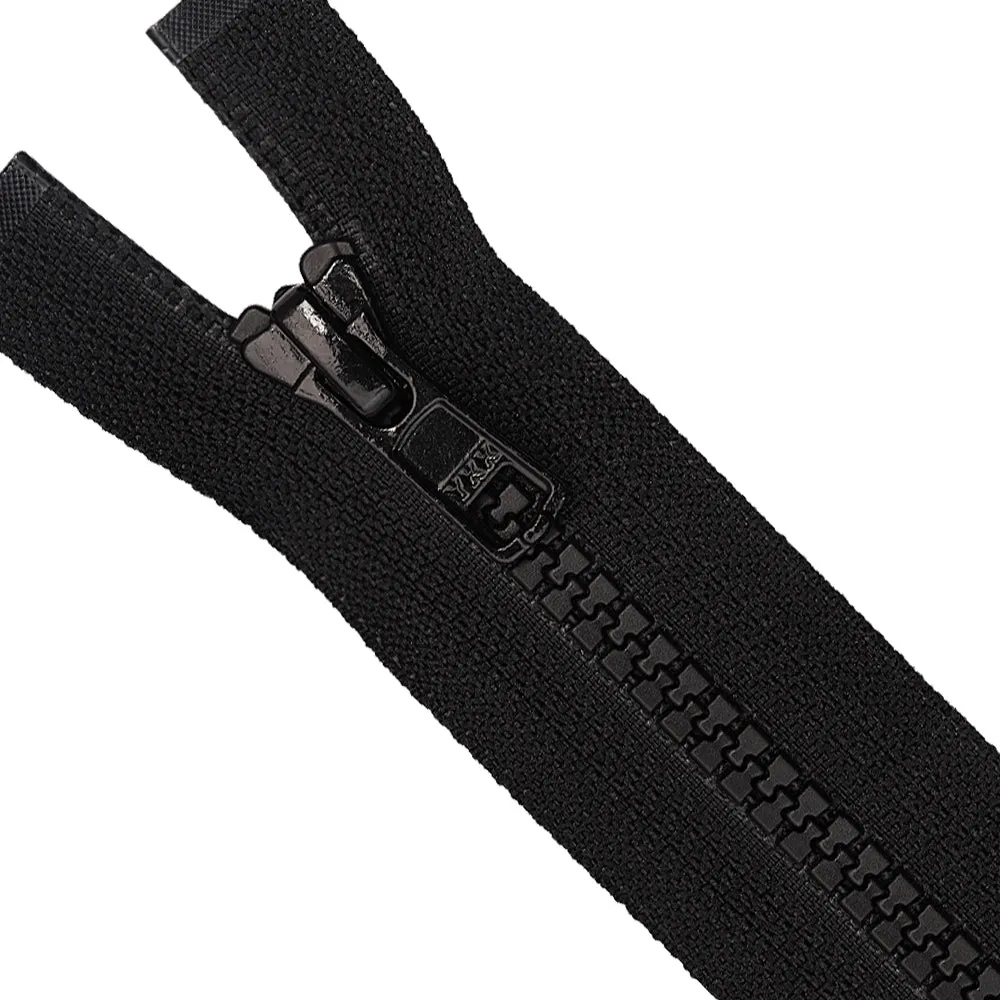 YKK- #5 Black/White Vislon YKK Zipper for Men/Women Clothing