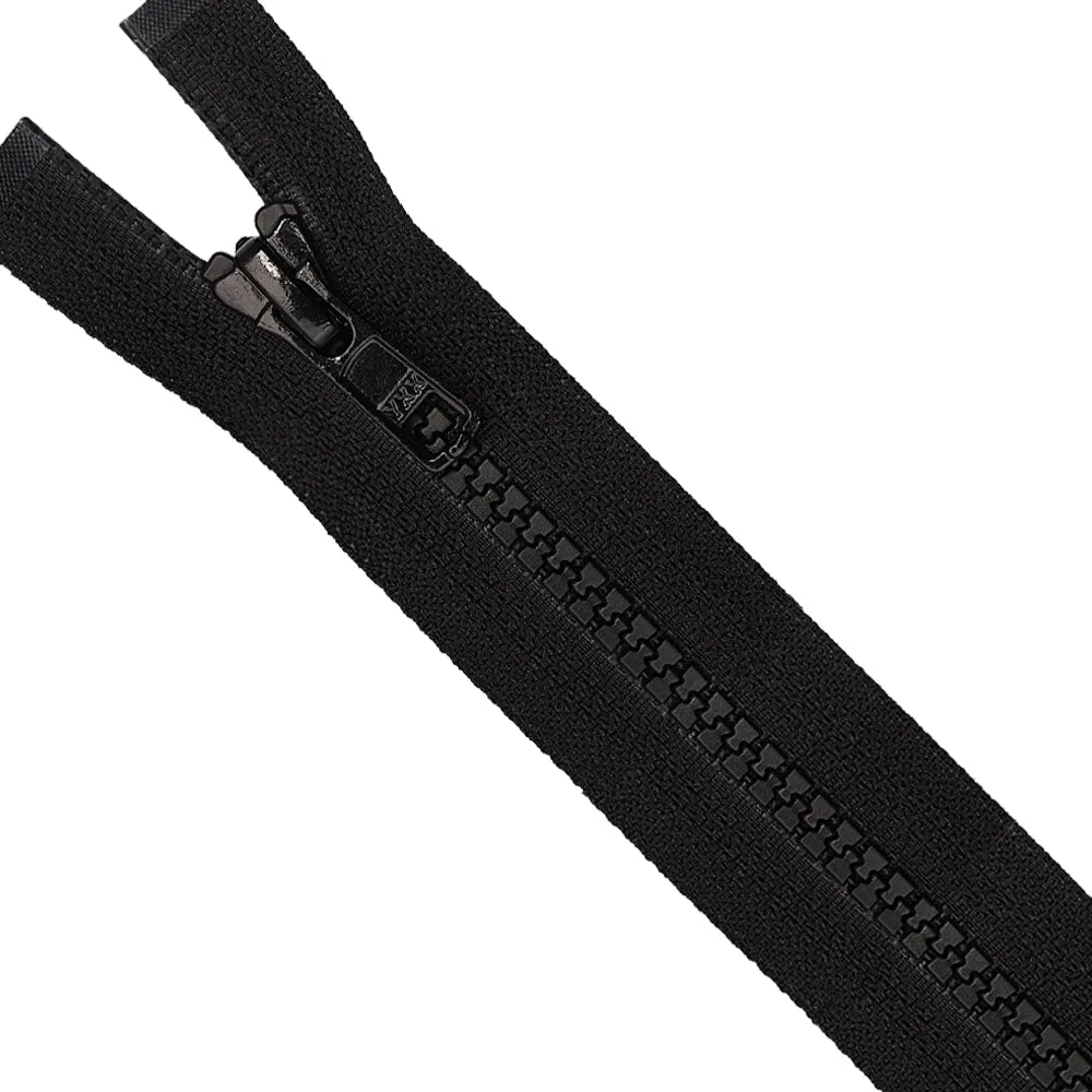 YKK- #5 Black/White Vislon YKK Zipper for Men/Women Clothing